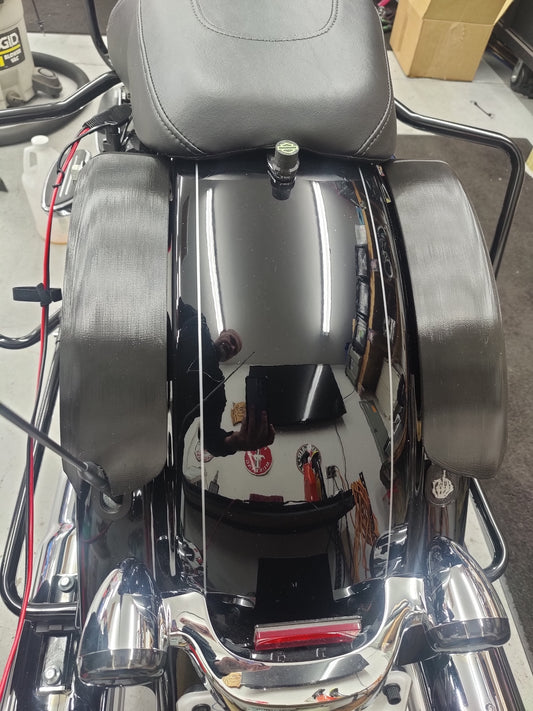 Harley quick connect covers 2009-2023 w/antenna cutout...